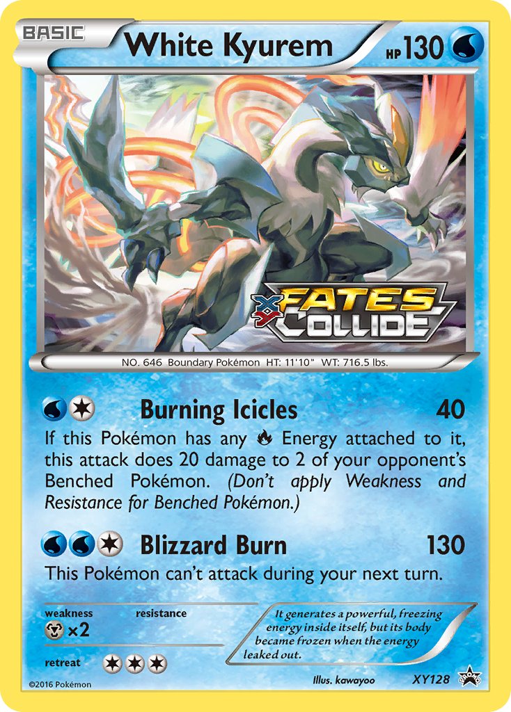 White Kyurem | XY-128 | XY | New Mint | Promo