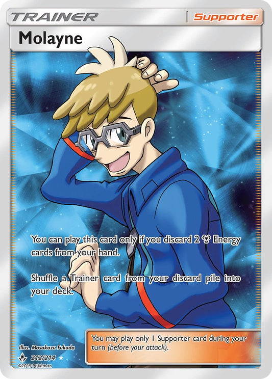 Molayne | Unbroken Bonds | Sun & Moon | 212/214 | New Mint | Ultra Rare