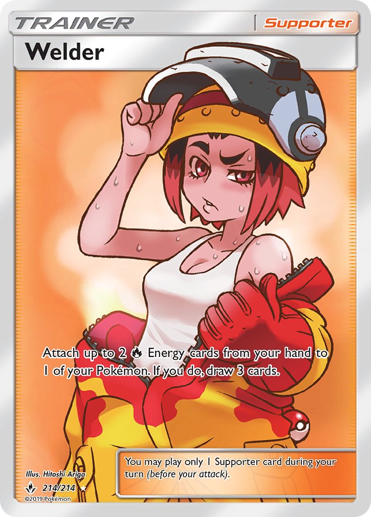 Welder | Unbroken Bonds | Sun & Moon | 214/214 | New Mint | Ultra Rare