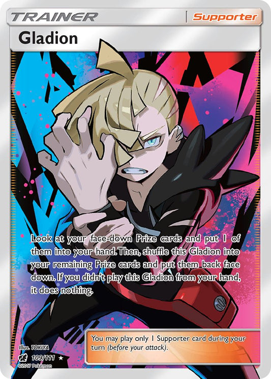 Gladion | Crimson Invasion | Sun & Moon | 109/111 | New Mint | Ultra Rare