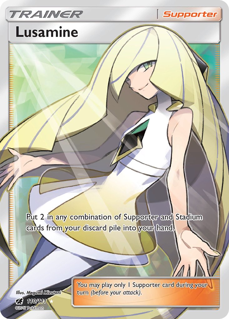 Lusamine | Crimson Invasion | Sun & Moon | 110/111 | New Mint | Ultra Rare