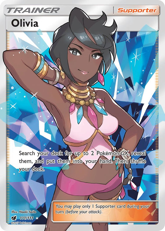 Olivia | Crimson Invasion | Sun & Moon | 111/111 | New Mint | Ultra Rare
