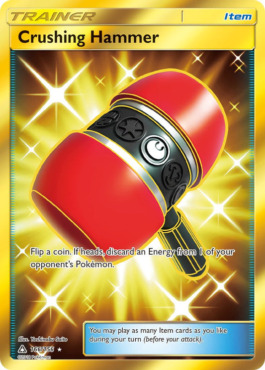 Crushing Hammer | Ultra Prism | Sun & Moon | 166/156 | New Mint | Rare Secret