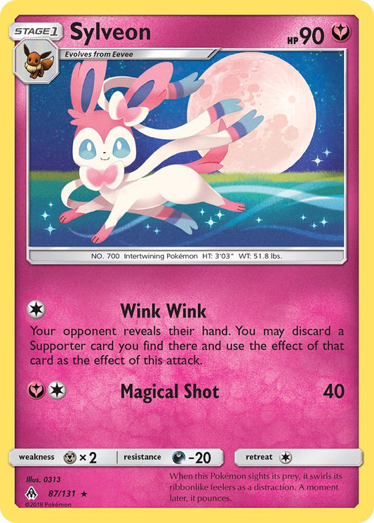 Sylveon | Forbidden Light | Sun & Moon | 87/131 | New Mint | Rare