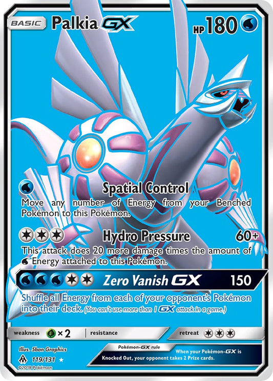 Palkia GX | Forbidden Light | Sun & Moon | 119/131 | New Mint | Ultra Rare