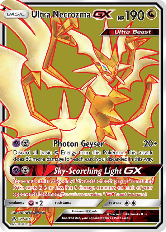 Ultra Necrozma GX | Forbidden Light | Sun & Moon | 127/131 | New Mint | Ultra Rare