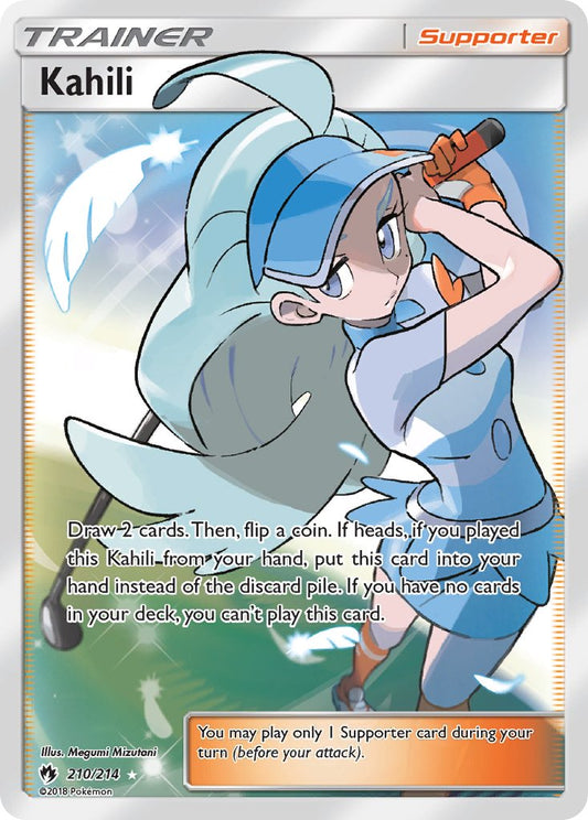 Kahili | Lost Thunder | Sun & Moon | 210/214 | New Mint | Ultra Rare