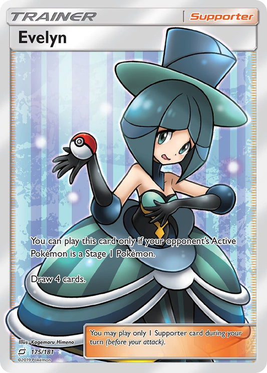 Evelyn | Team Up | Sun & Moon | 175/181 | New Mint | Ultra Rare