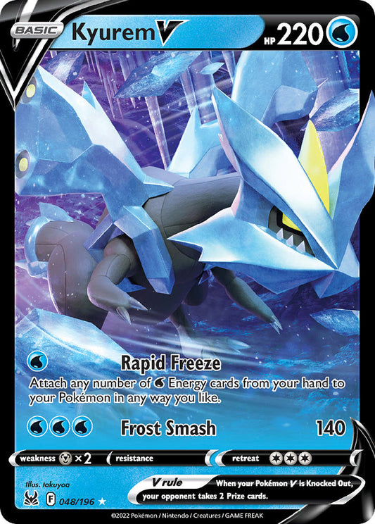 Kyurem V | Lost Origin | Sword & Shield | 48/196 | New Mint | Holo Rare V