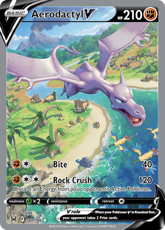 Aerodactyl V | Lost Origin | Sword & Shield | 180/196 | New Mint | Ultra Rare