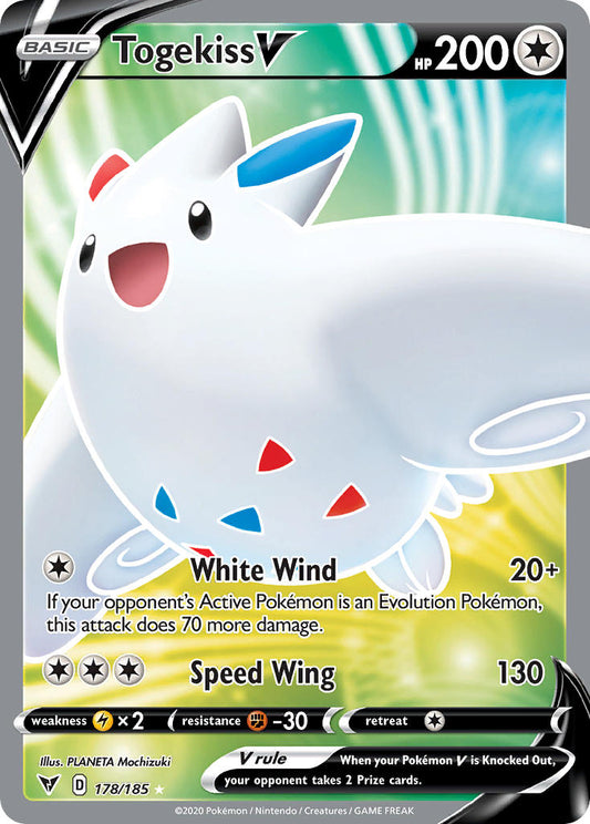 Togekiss V | Vivid Voltage | Sword & Shield | 178/185 | New Mint | Ultra Rare