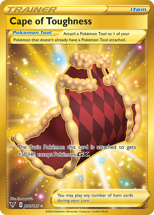 Cape of Toughness | Vivid Voltage | Sword & Shield | 200/185 | New Mint | Rare Secret