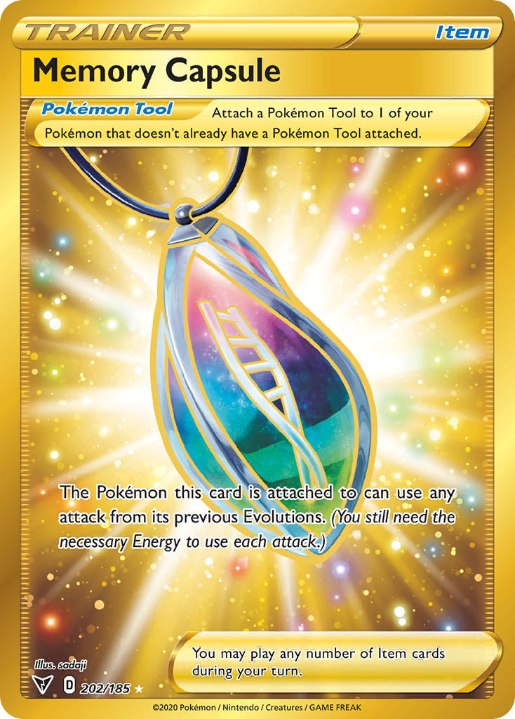 Memory Capsule | Vivid Voltage | Sword & Shield | 202/185 | New Mint | Rare Secret