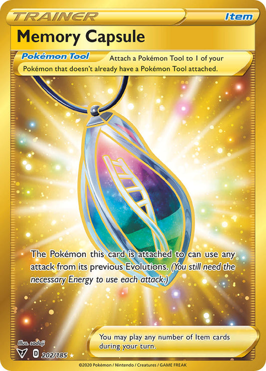 Memory Capsule | Vivid Voltage | Sword & Shield | 202/185 | New Mint | Rare Secret
