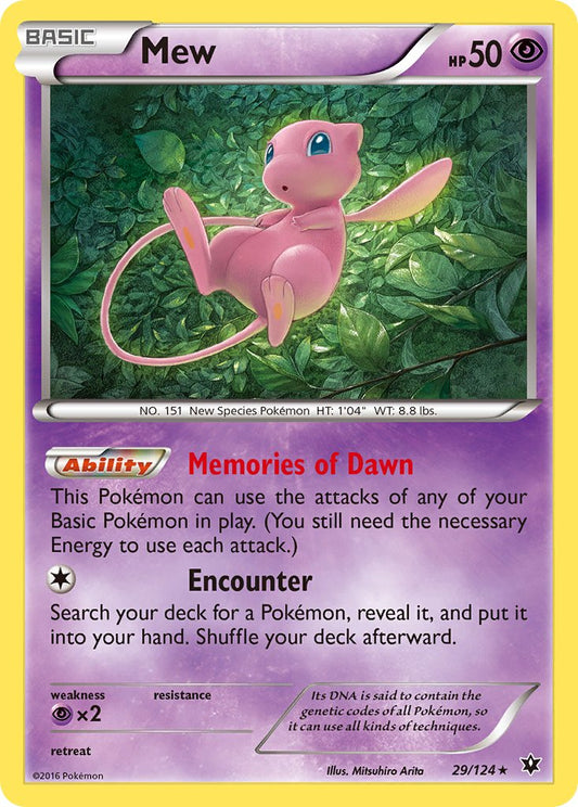 Mew Pokémon Card