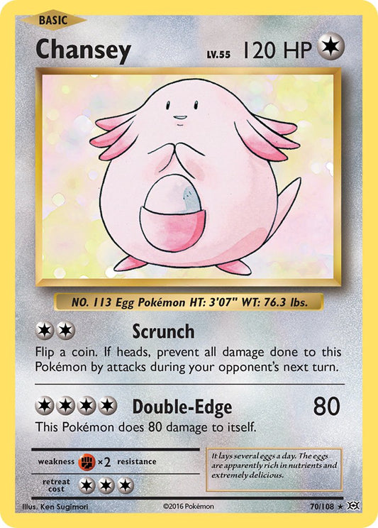 Chansey | EVO | XY | 70/108 | New Mint | Rare Holo