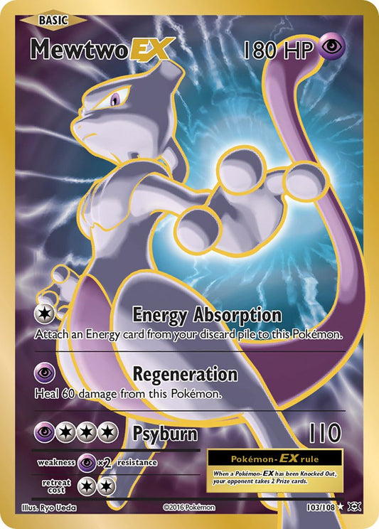 Mewtwo EX | EVO | XY | 103/108 | New Mint | Ultra Rare