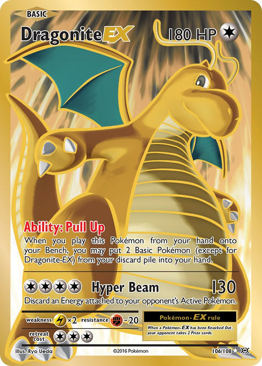 Dragonite EX | EVO | XY | 106/108 | New Mint | Ultra Rare