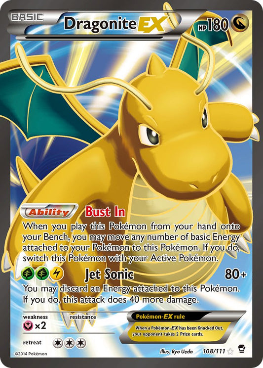 Dragonite EX | FFI | XY | 108/111 | Ultra Rare | New Mint