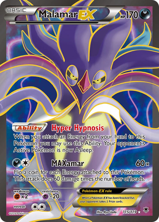 Malamar EX | PHF | XY | 115/119 | New Mint | Ultra Rare
