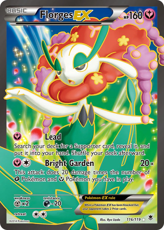 Florges EX | PHF | XY | 116/119 | New Mint | Ultra Rare