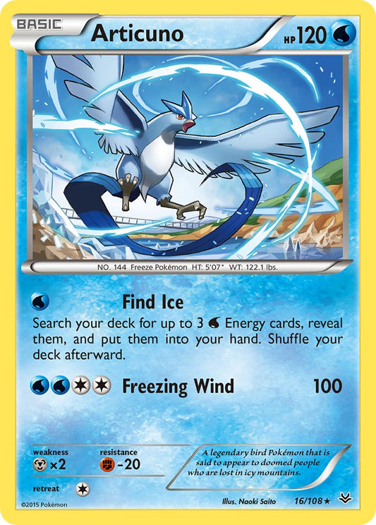 Articuno | XY | XY6-016 | XY | Rare | New Mint