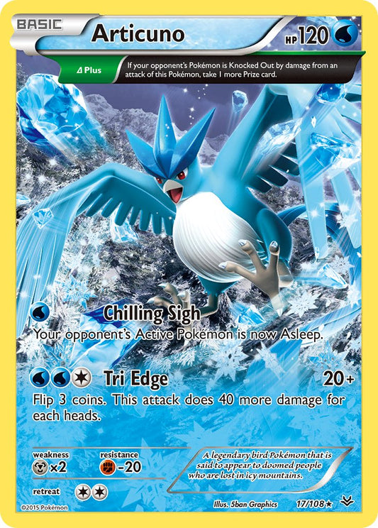 Articuno | XY | XY6-017 | XY | Rare | New Mint