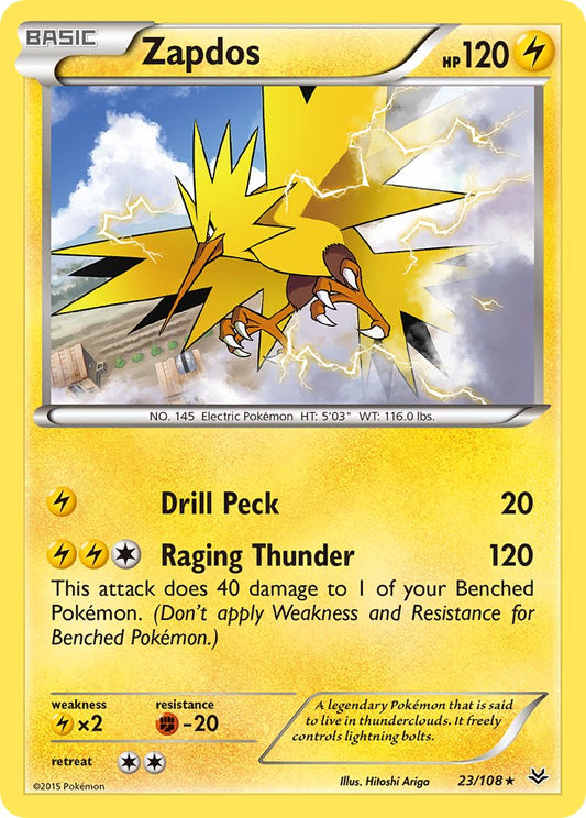 Zapdos | XY | XY6-023 | XY | Rare | New Mint
