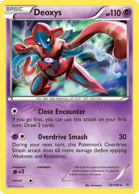 Deoxys | XY | XY6-032 | XY | Rare Holo | New Mint