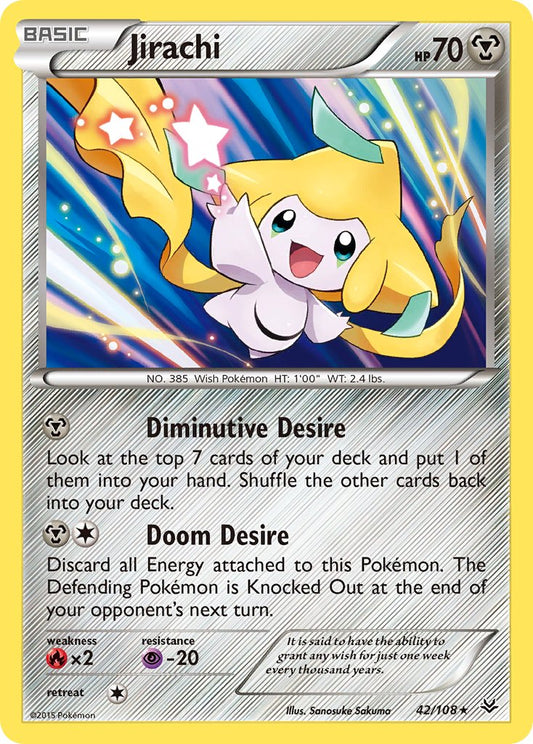 Jirachi | XY | XY6-039 | XY | Rare Holo | New Mint