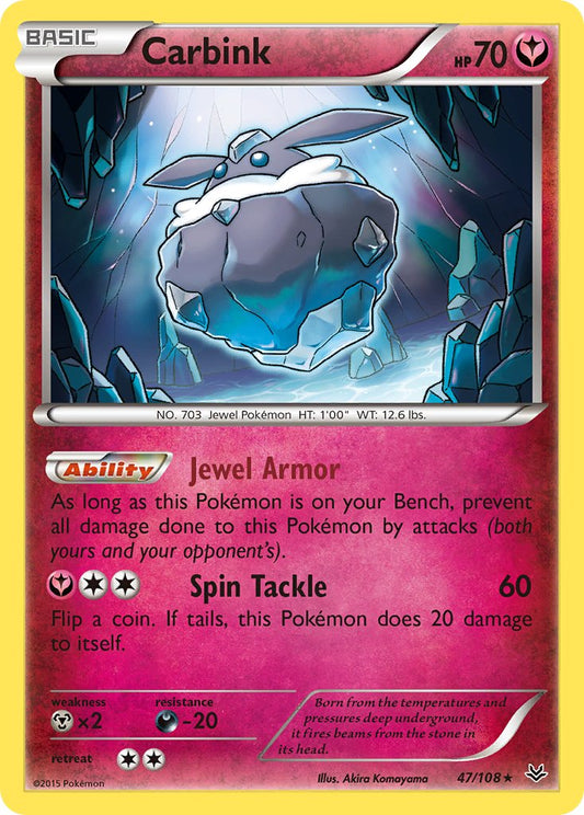Carbink | XY | XY6-044 | XY | Rare | New Mint