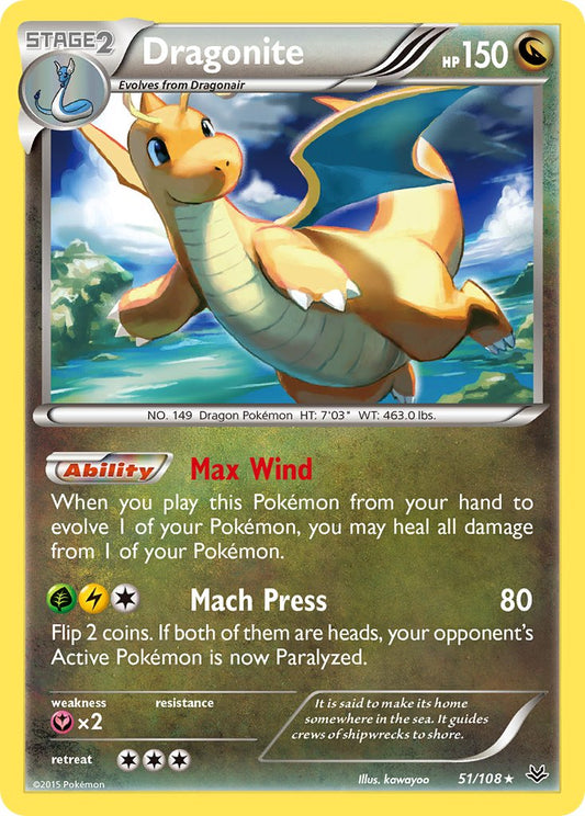 Dragonite | XY | XY6-048 | XY | Rare | New Mint