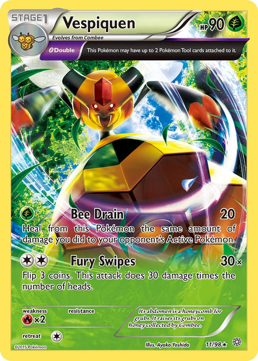 Vespiquen | XY | XY7-011 | Rare | New | Mint