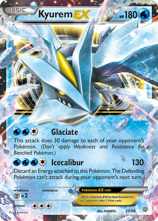 Kyurem | EX | XY | XY7-025 | Rare | Holo | EX | New | Mint