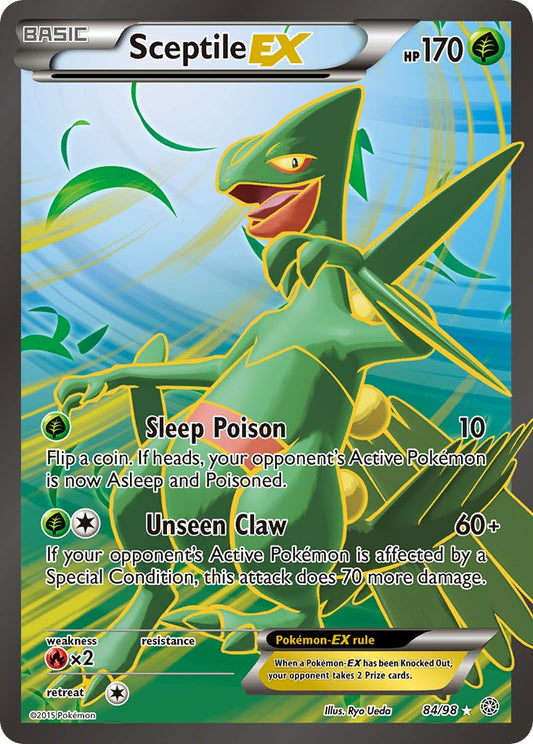 Sceptile | EX | XY | XY7-084 | Ultra | Rare | New | Mint