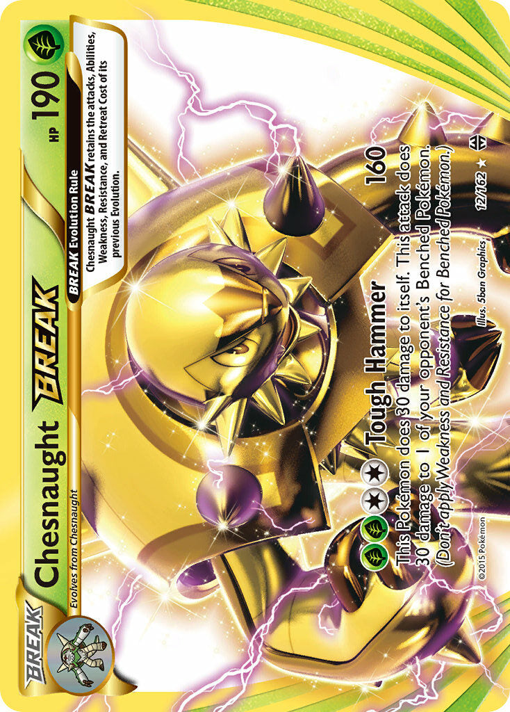 Chesnaught BREAK | BKT | XY | 12/162 | New Mint | Rare BREAK