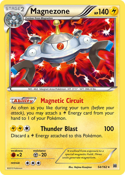 Magnezone | BKT | XY | 54/162 | New Mint | Rare Holo