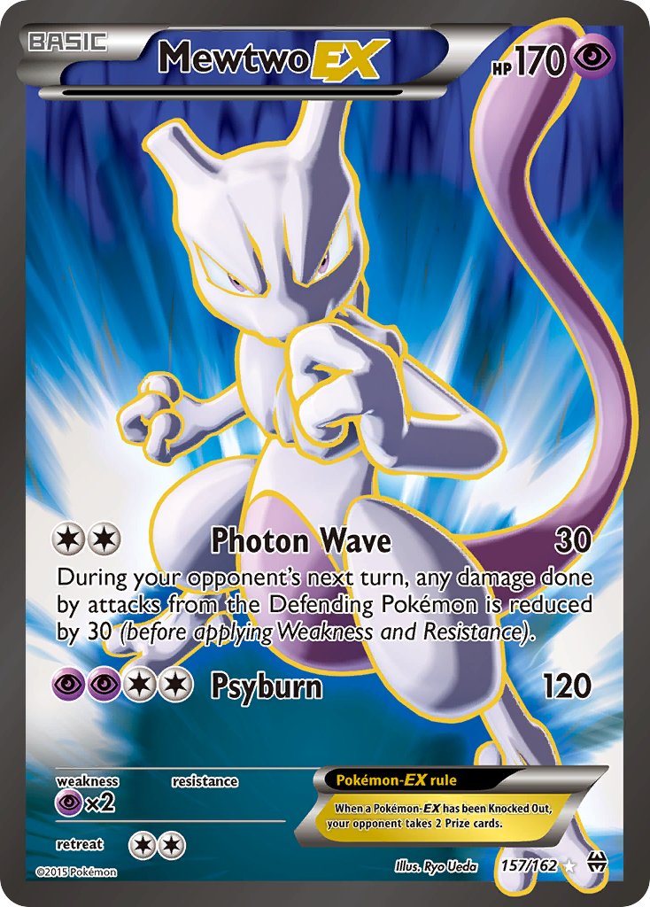 Mewtwo EX | BKT | XY | 157/162 | New Mint | Ultra Rare