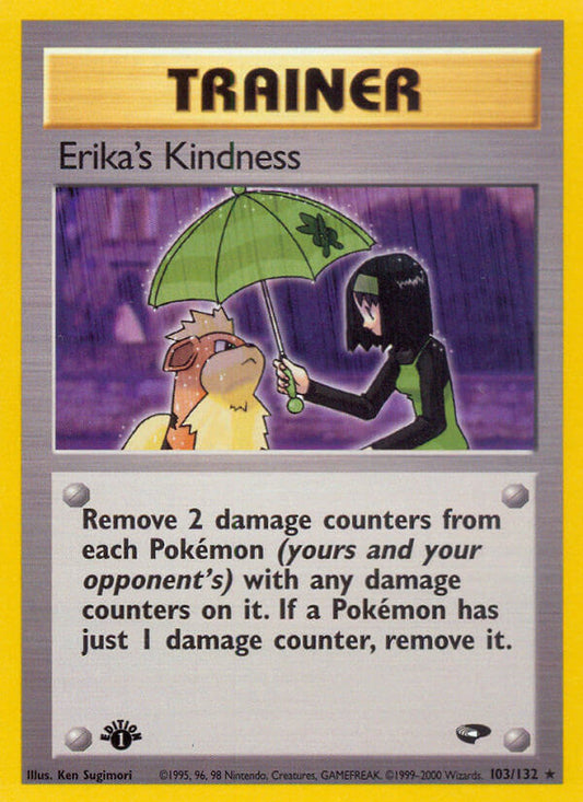 Erika’s Kindness | Gym Challenge | Gym | 103/132 | New Mint | Rare
