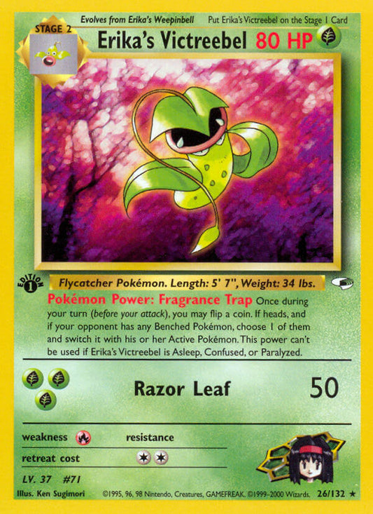 Erika’s Victreebel | Gym Heroes | Gym | 26/132 | New Mint | Rare