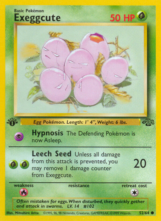 Exeggcute | Jungle | Classic | 52/64 | New Mint | Common