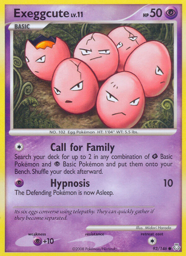 Exeggcute | Legends Awakened | Diamond & Pearl | 93/146 | New Mint | Common