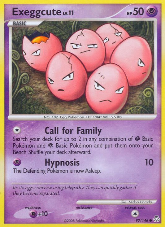 Exeggcute | Legends Awakened | Diamond & Pearl | 93/146 | New Mint | Common