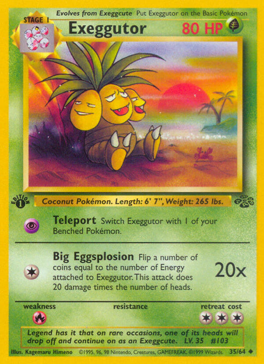 Exeggutor | Jungle | Classic | 35/64 | New Mint | Uncommon