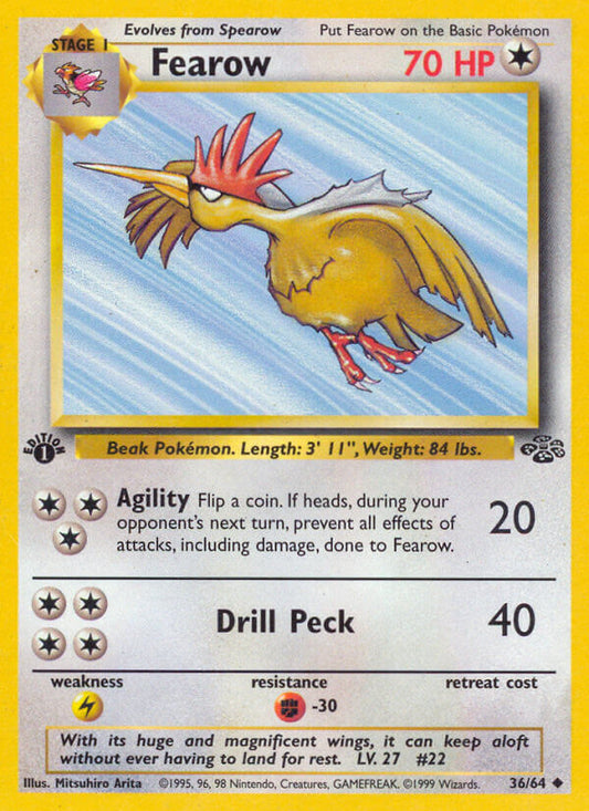 Fearow | Jungle | Classic | 36/64 | New Mint | Uncommon