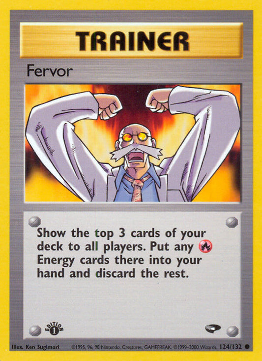 Fervor | Gym Challenge | Gym | 124/132 | New Mint | Common