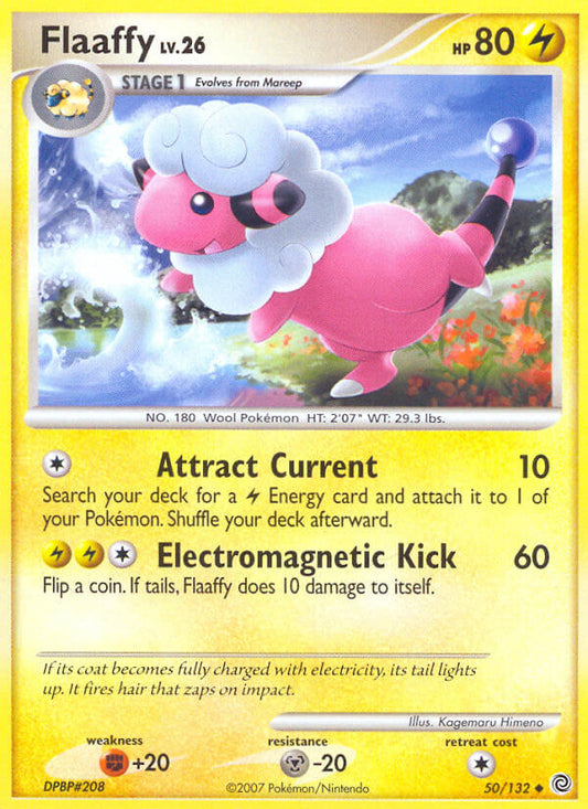 Flaaffy | Secret Wonders | Diamond & Pearl | 50/132 | New Mint | Uncommon