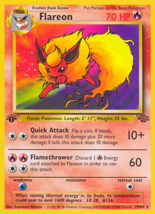 Flareon | Jungle | Classic | 19/64 | New Mint | Rare