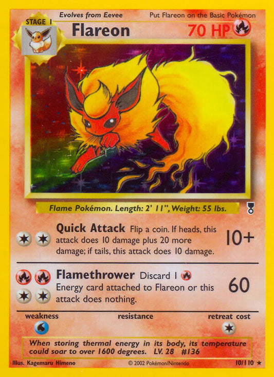 Flareon | Legendary Collection | Other | 10/110 | New Mint | Rare Holo