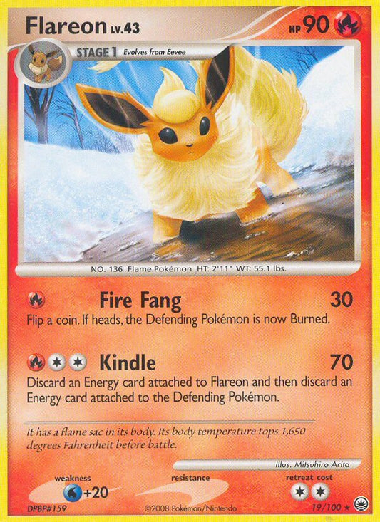 Flareon | Majestic Dawn | Diamond & Pearl | 19/100 | New Mint | Rare